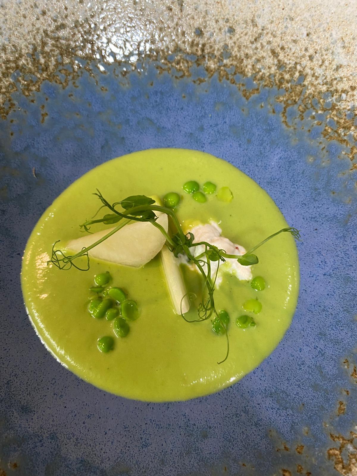 Velouté de petits pois